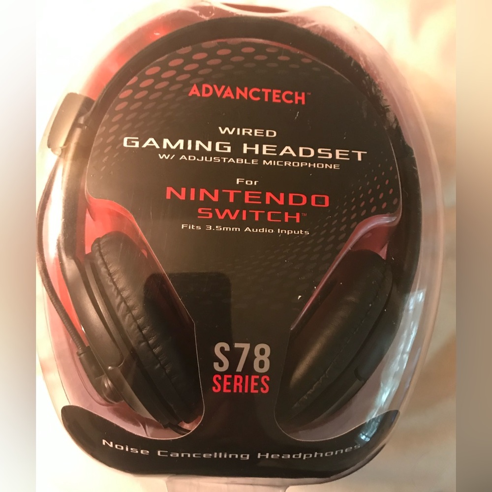 Nintendo Switch noise canceling Headset New